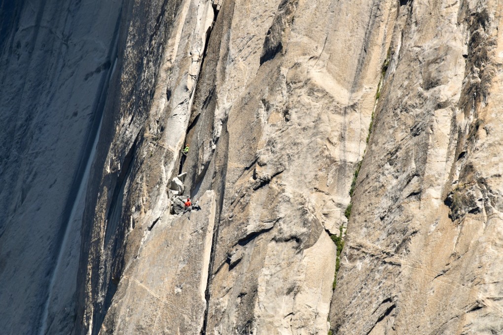In der Hollow Flake. Trotz, oder besser gesagt Dank, meines großen Respekts konnte ich diese eigenartigen 40 Meter recht brauchbar klettern. Bild: Tom Evans 